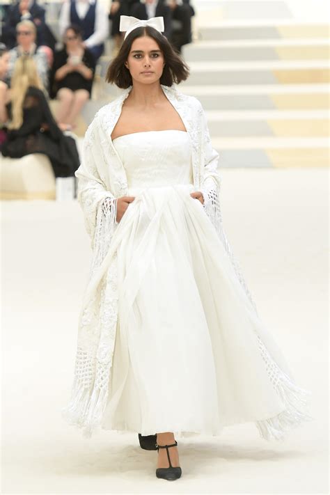 chanel couture wedding dress